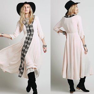 Free people Journey to the Horizon boho maxi dress
